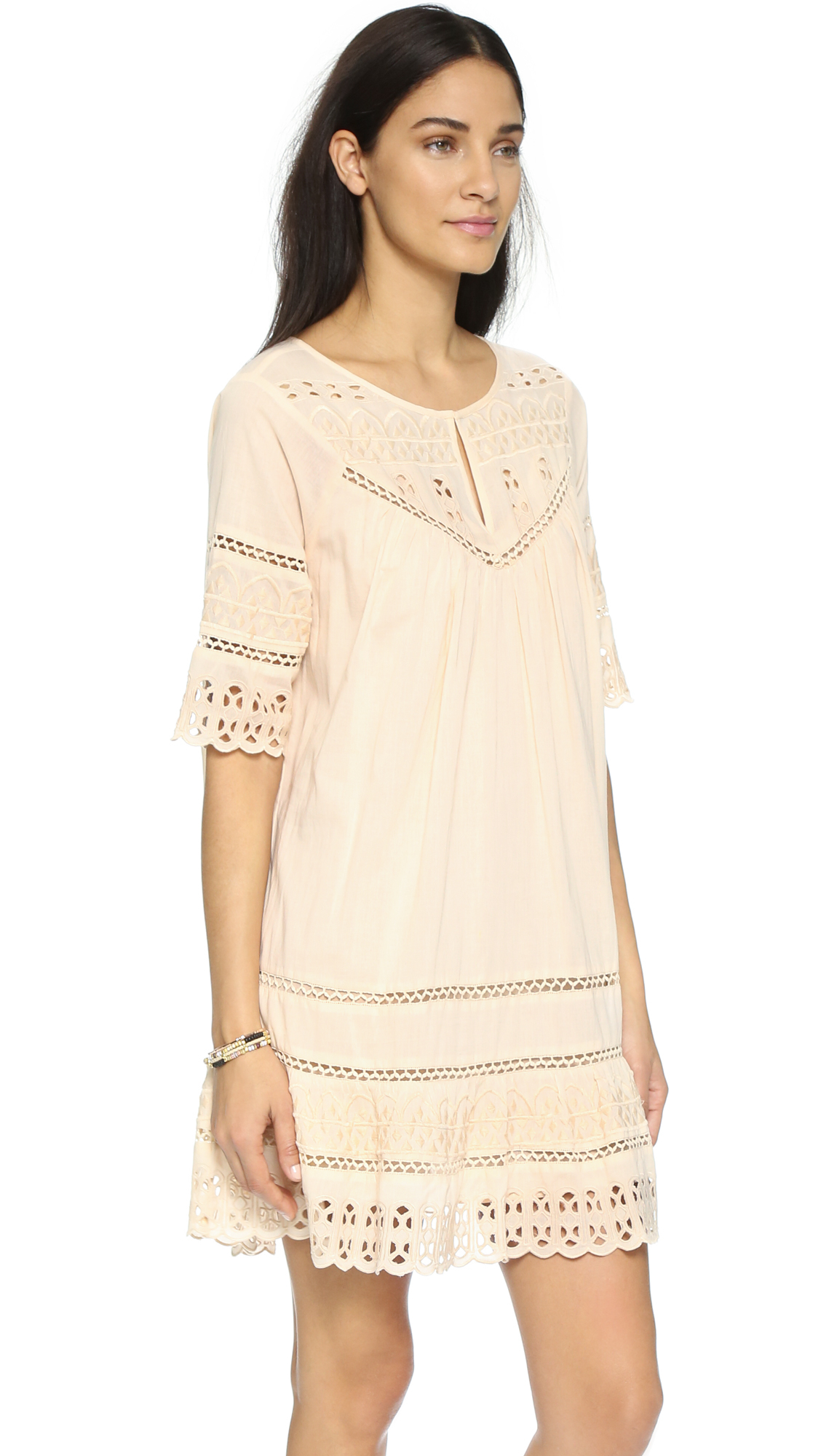 love sam eyelet dress