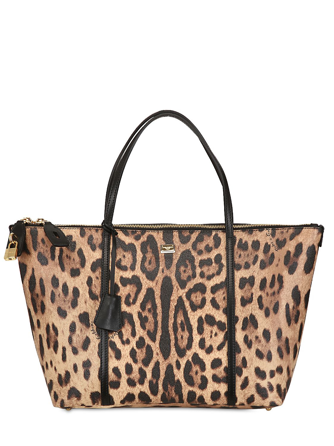 Dolce & Gabbana Miss Escape Leopard Print Tote Bag - Lyst