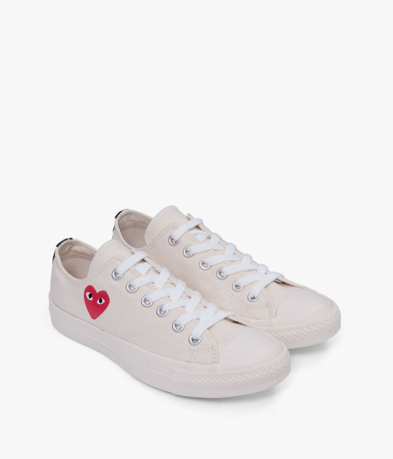 comme des garcons mens sneakers comme des gar 231 ons canvas low top sneakers in white for comme des garcons mens sneakers comme des gar 231 ons canvas low top sneakers in white for