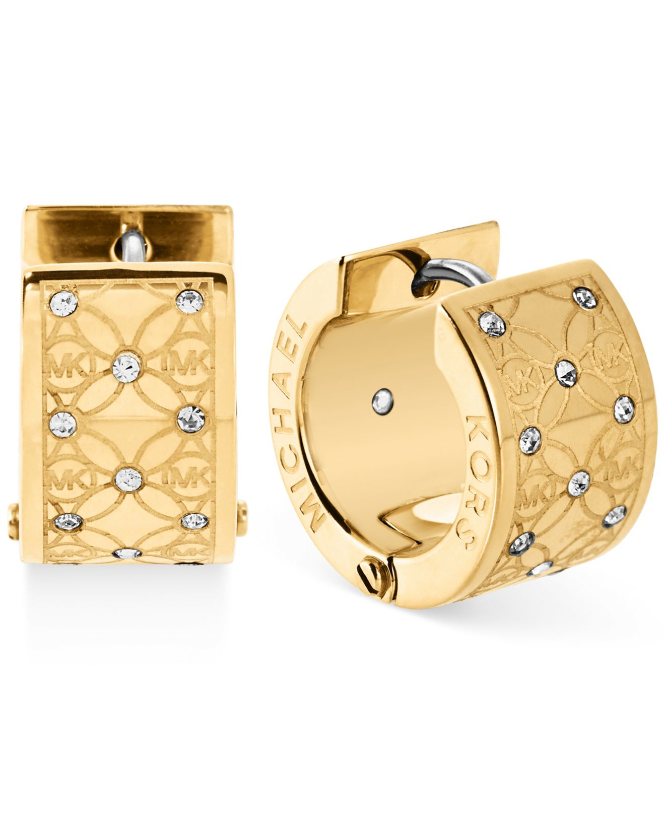 michael kors huggie hoop earrings