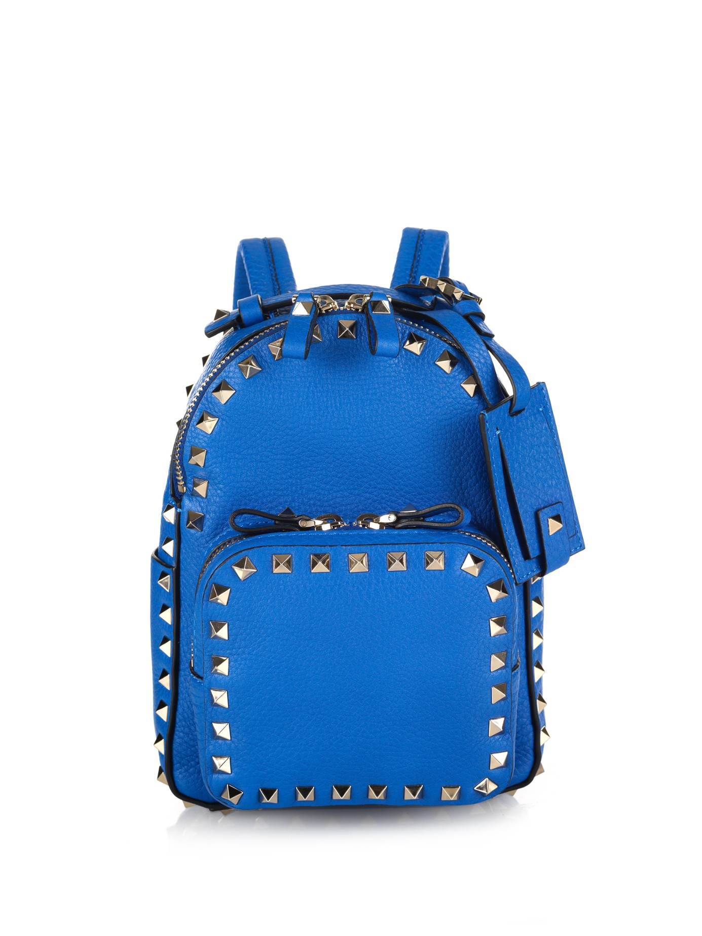 valentino rockstud leather backpack