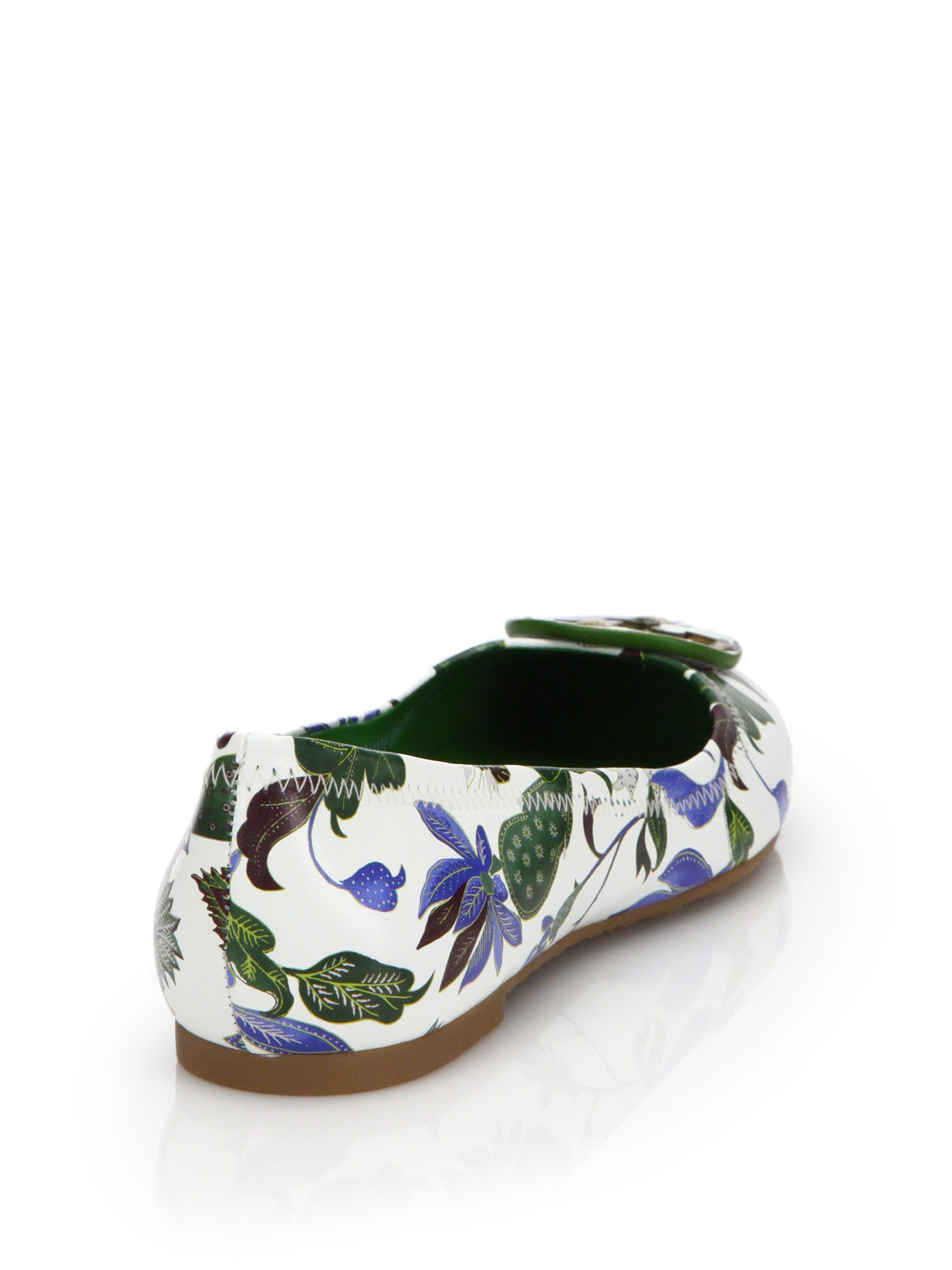 tory burch flower ballet flat