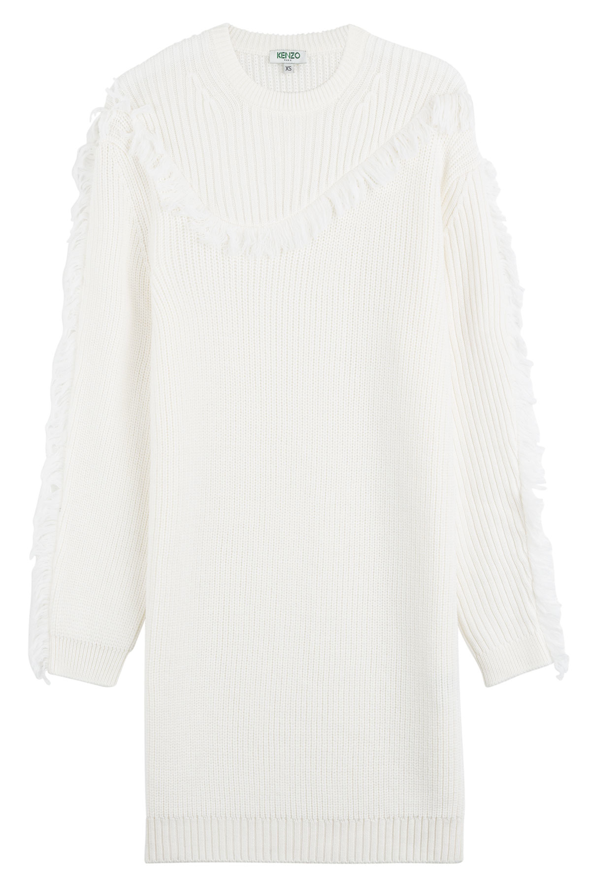 Wool Kenzo Dress White Sweater In Lyst xeEQdCoWrB