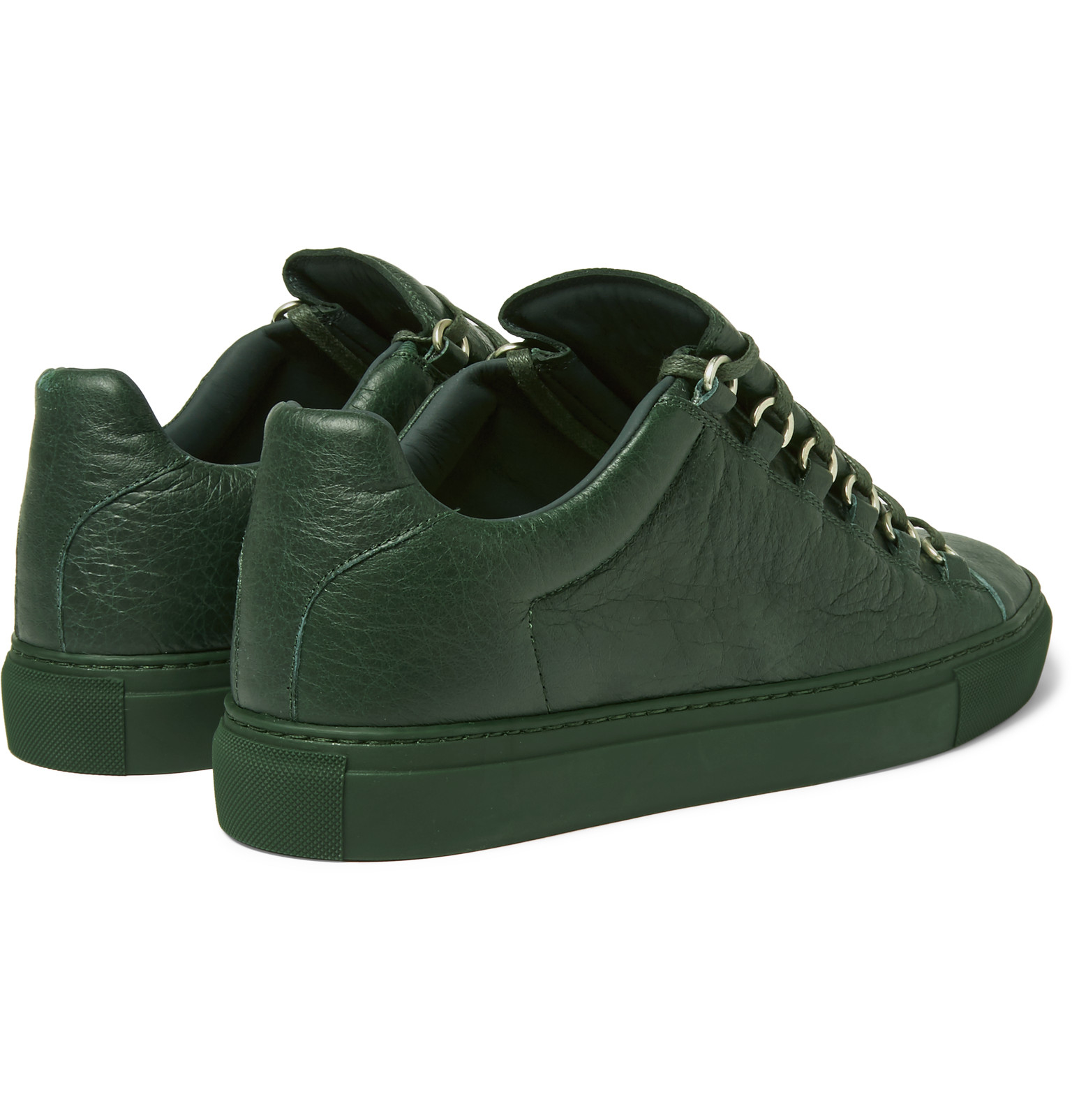 green balenciaga arena sneakers