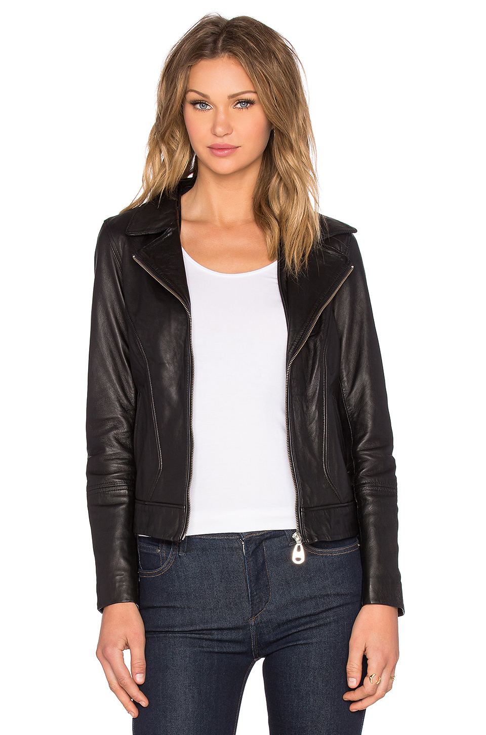 Doma Leather  Black Hooded Leather Jacket  Lyst