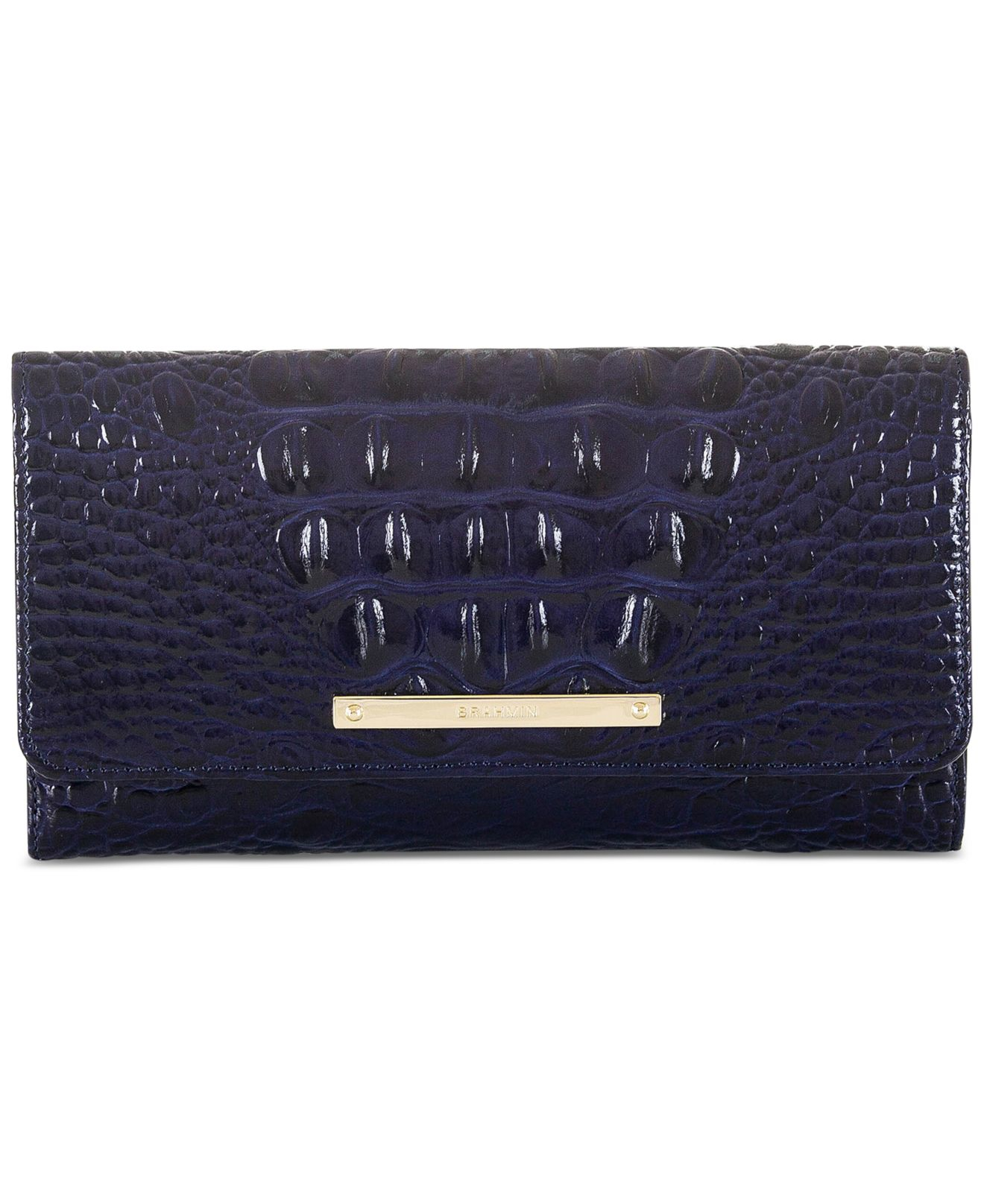 Brahmin Leather Melbourne Jillian Wallet in Blue Lyst
