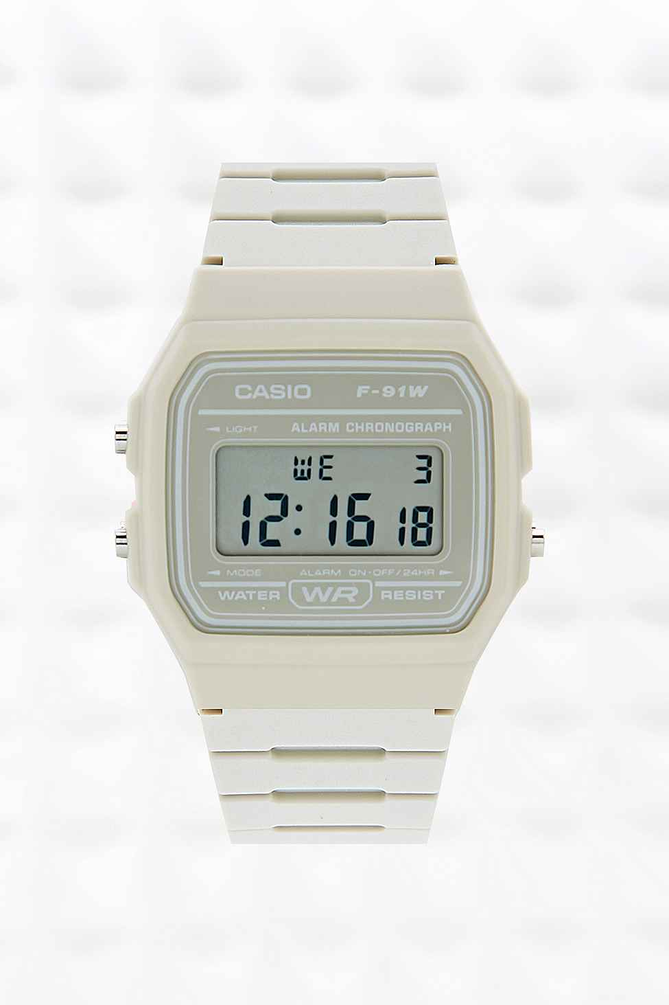 grey digital watch