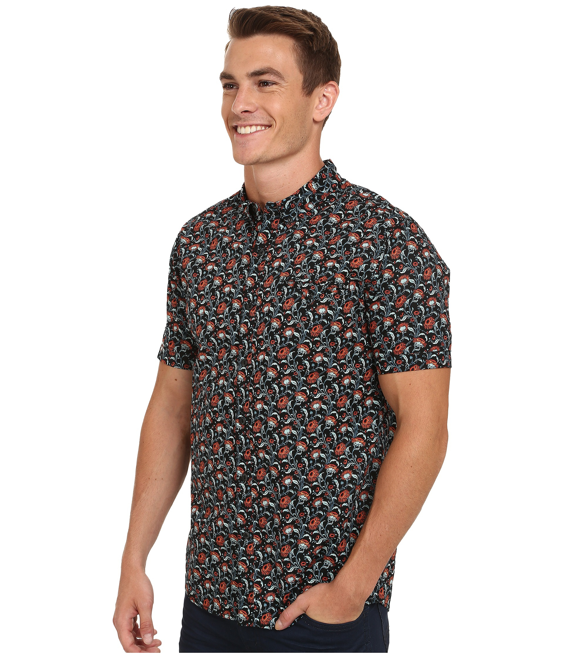 rip curl button down shirt