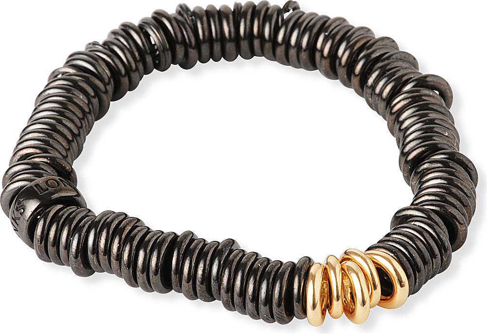 Links of London Sweetie Rhodium And Rolled Gold Bracelet in Metallic