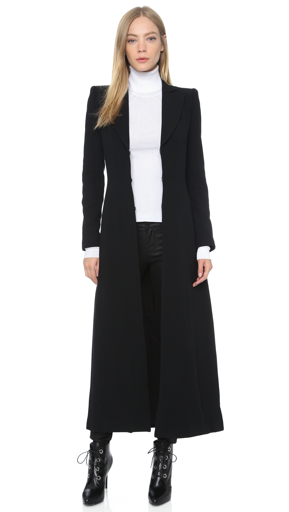 Alice + Olivia Talia Pleated Back Long 