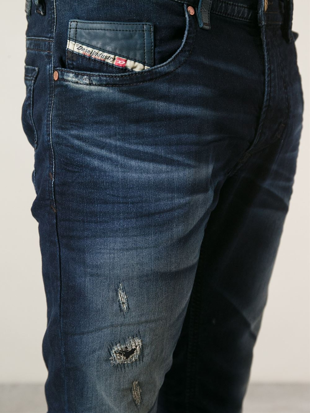 DIESEL 'Thavar' Slim Fit Jeans in Blue for Men - Lyst