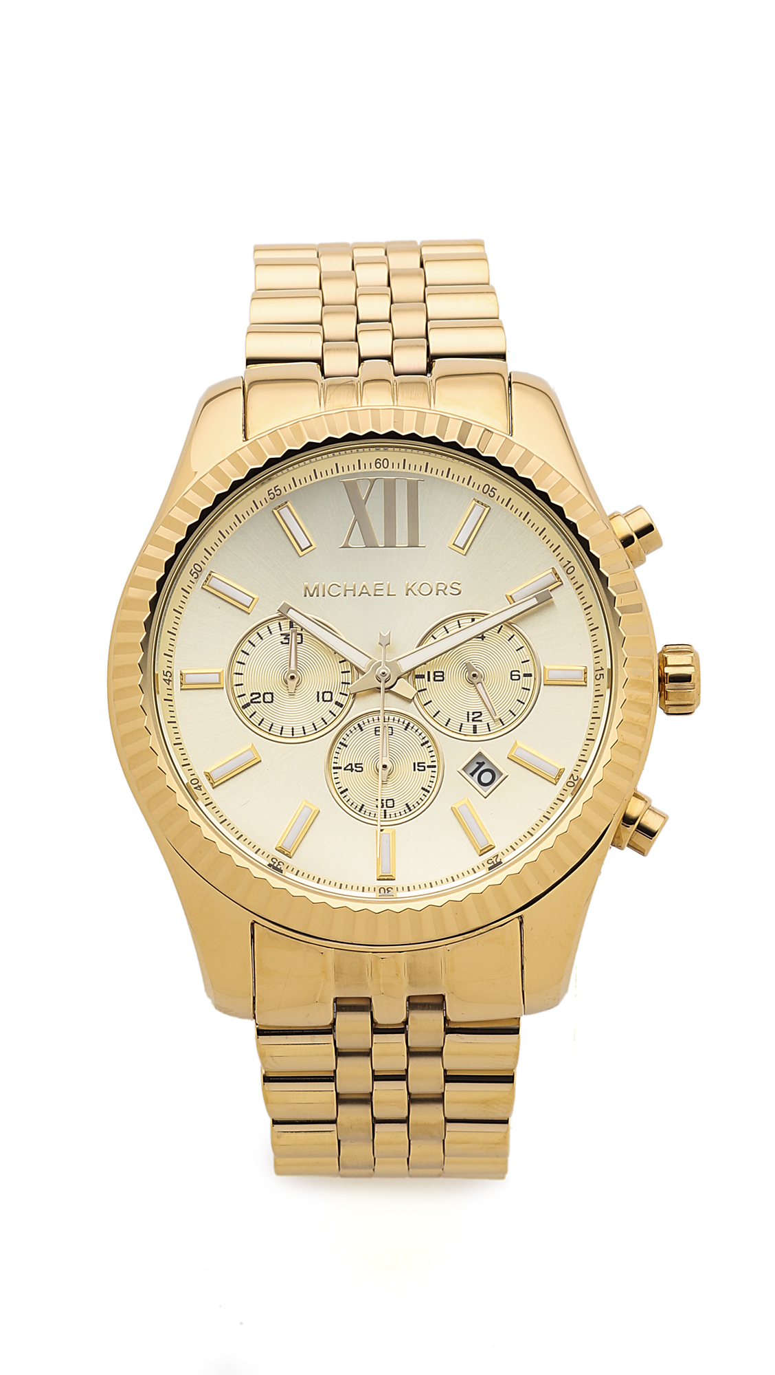 Michael Kors Men's Oversized Lexington Watch - Gold in Metallic | Lyst  Canada