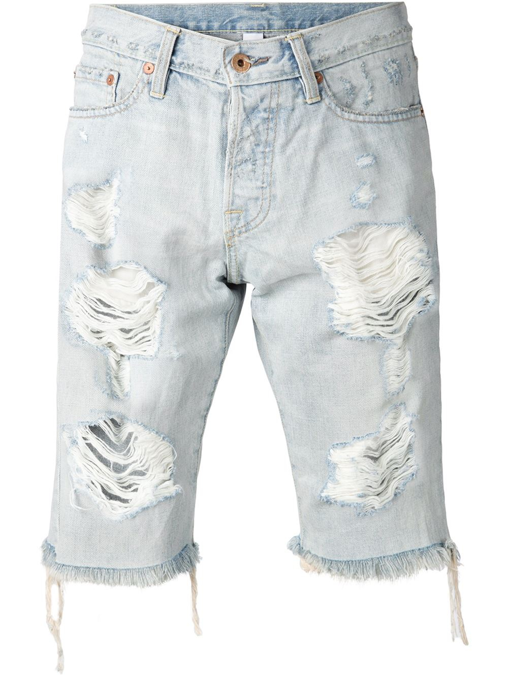 distressed jeans shorts mens