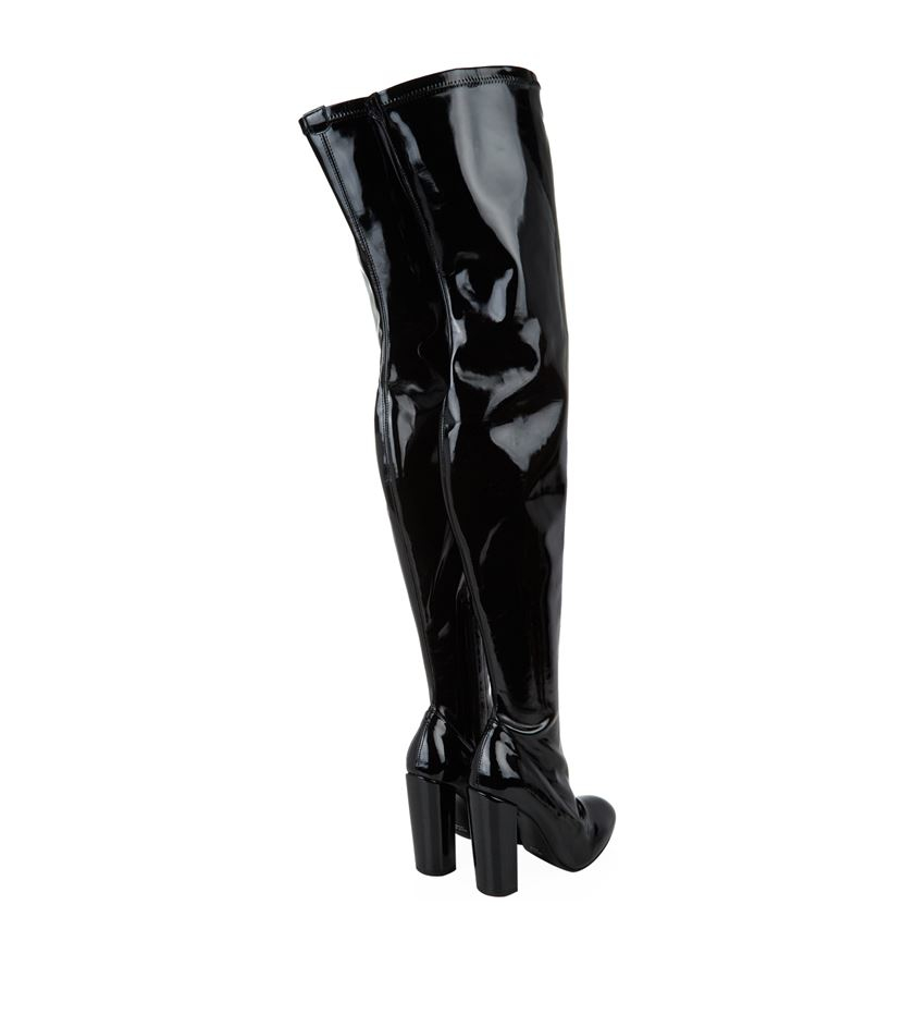 carvela black patent shoes