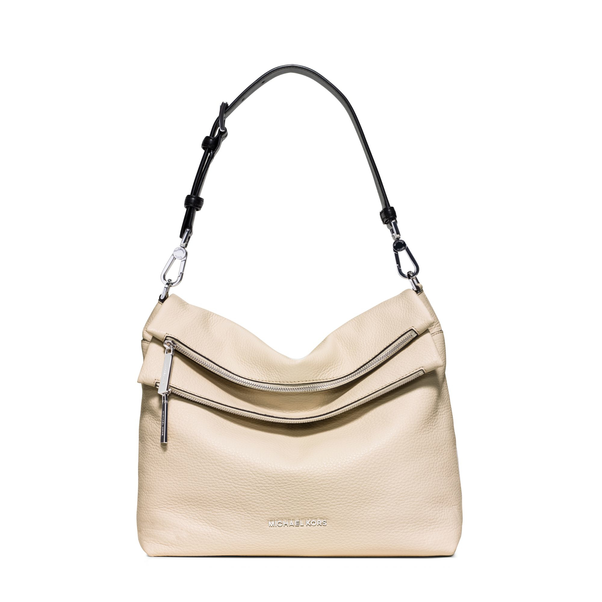 Lyst Michael Kors Jane Extra Large Leather Shoulder Bag In Natural Gallery