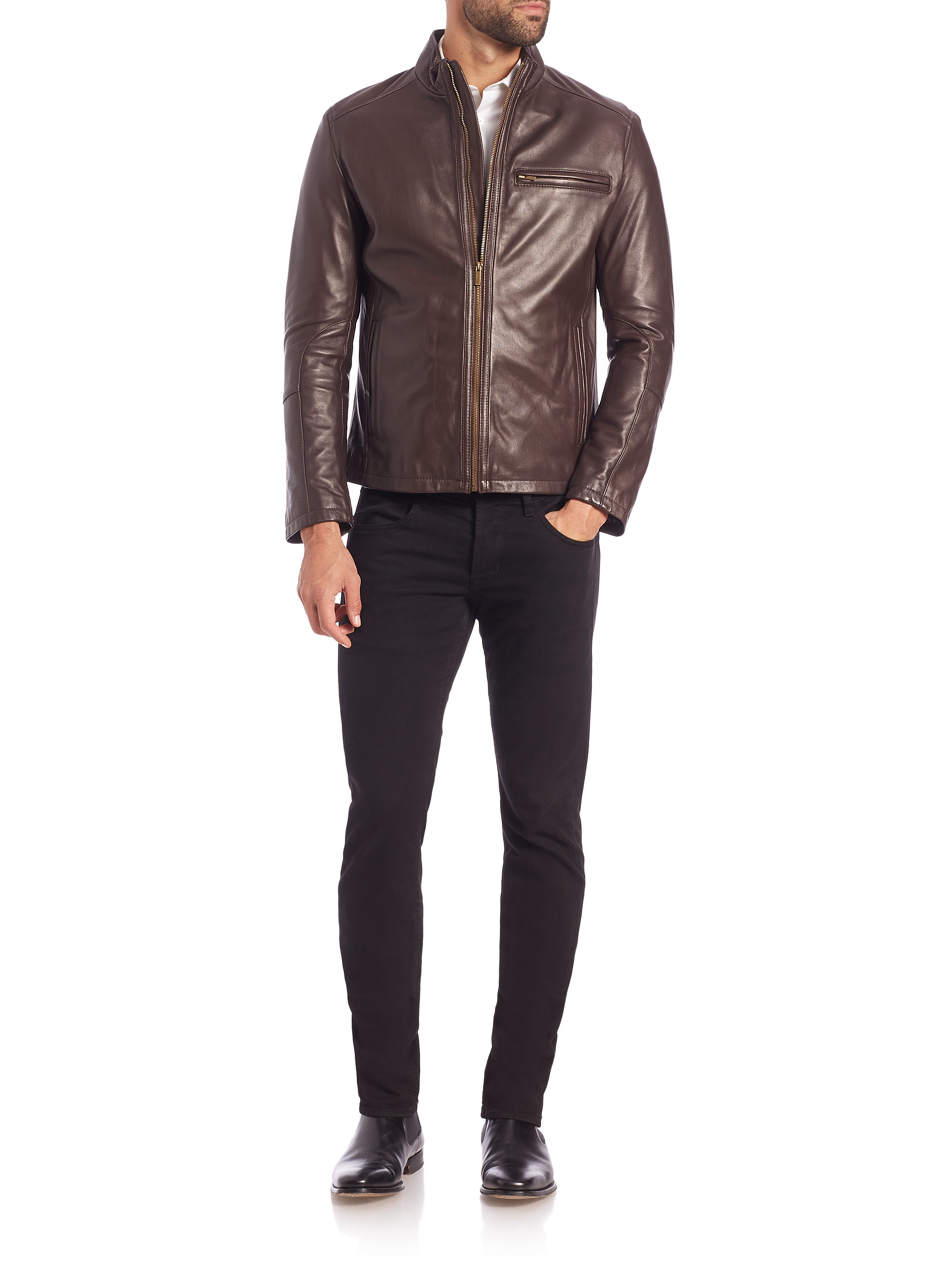 Cole Haan Men S Lamb Leather Moto Jacket Cairoamani Com Cole Haan Men S Lamb Leather Moto Jacket Cairoamani Com