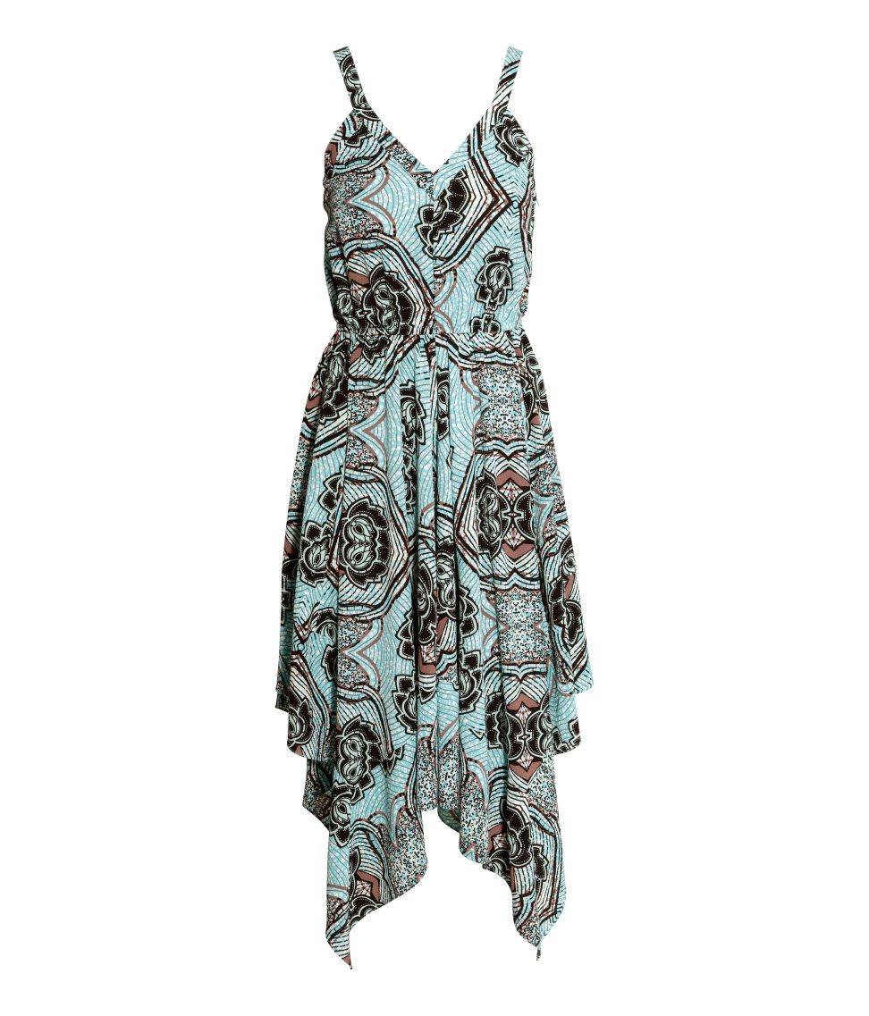 h&m asymmetric dress
