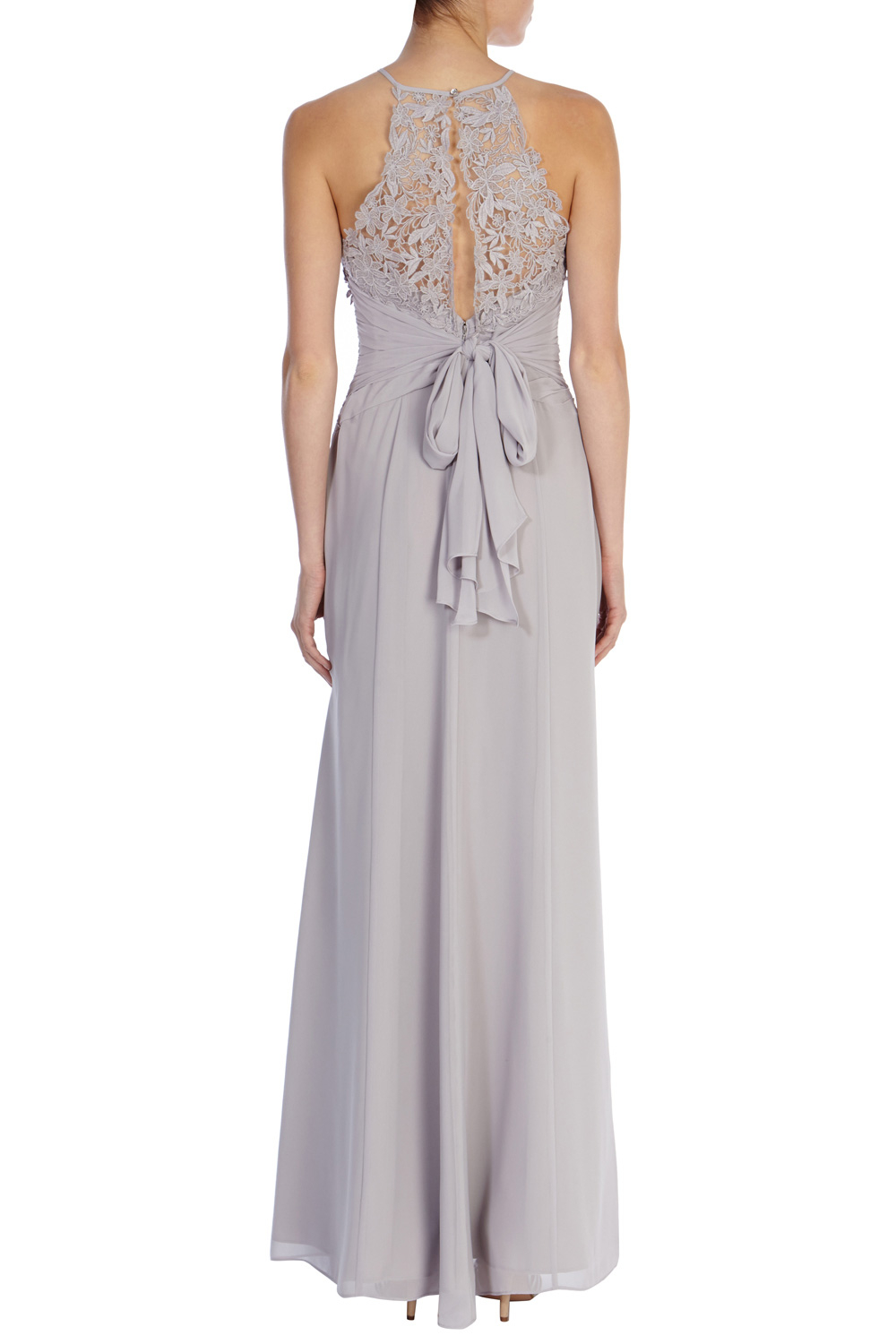 Coast Lana Lace Maxi Dress in Blue (Grey) - Lyst
