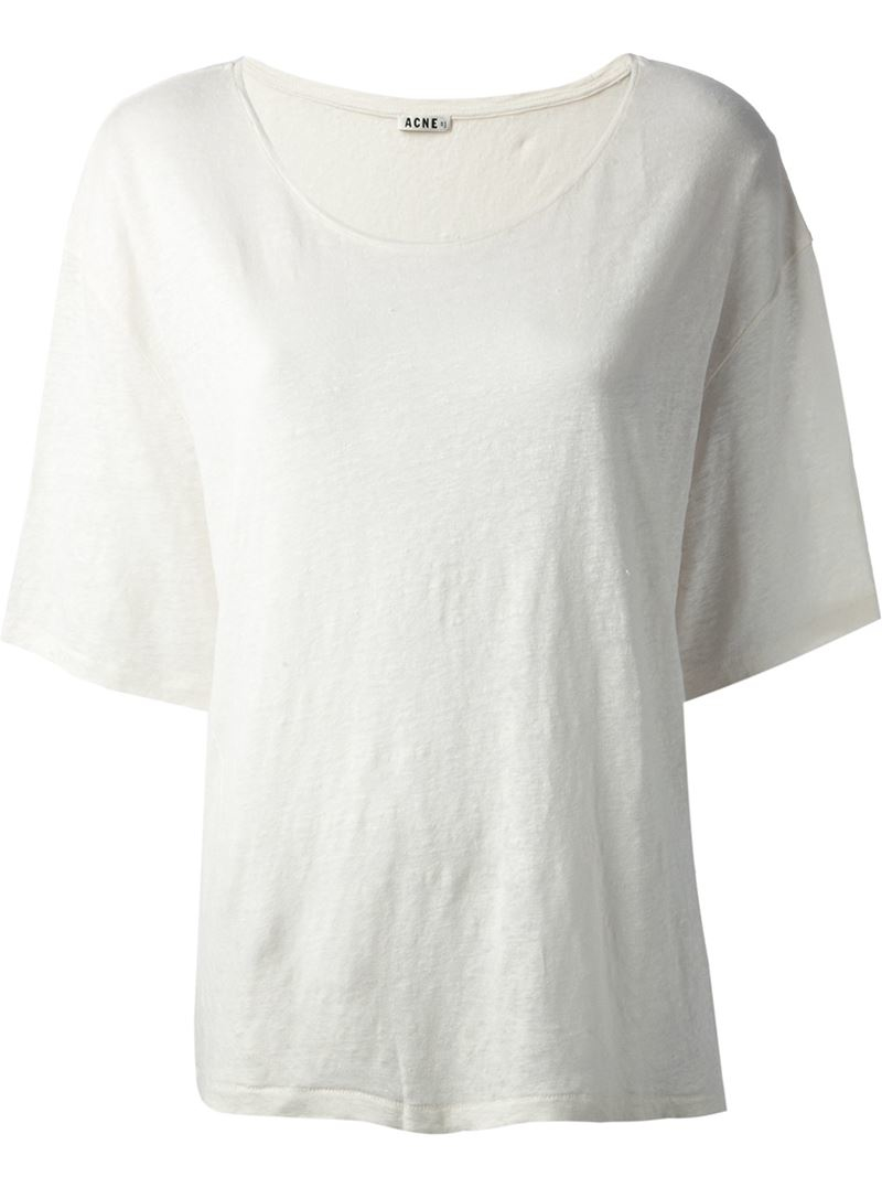 Lyst - Acne Studios 'Wonder' T-Shirt in White