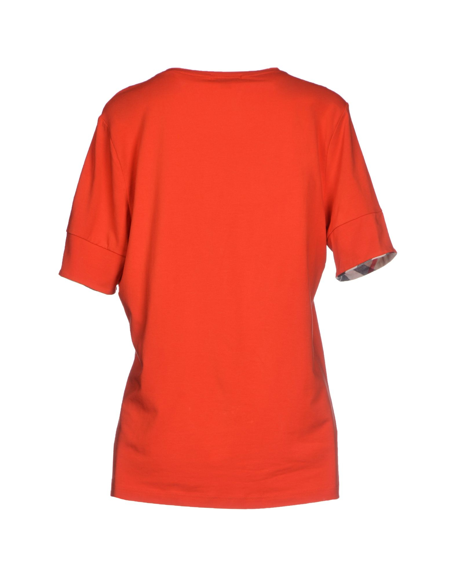 Burberry brit T-shirt in Red | Lyst