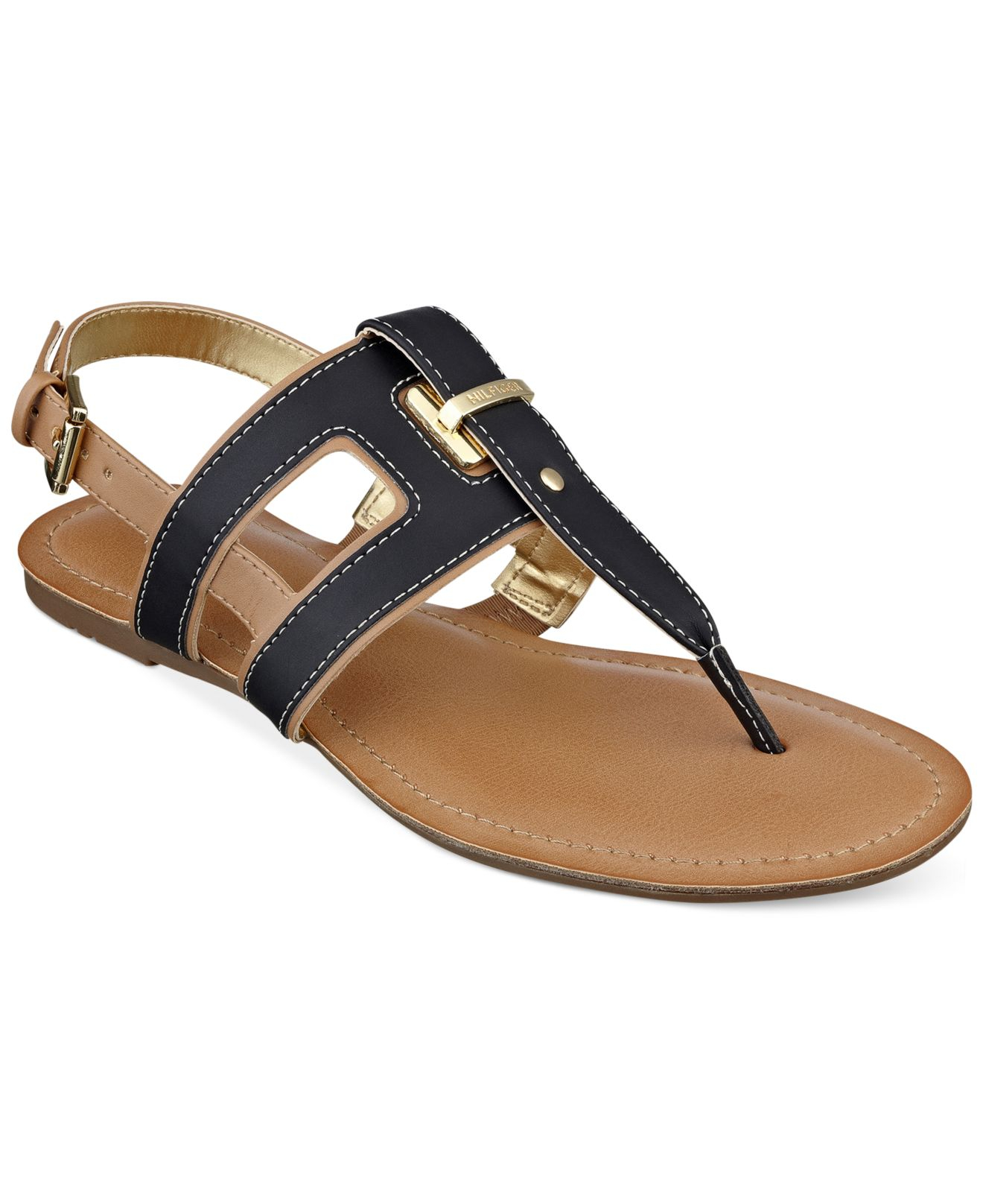 tommy hilfiger sandals flat