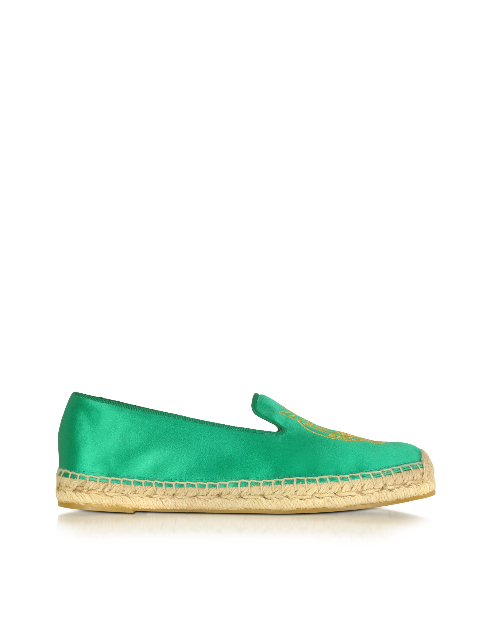Lyst - Marc By Marc Jacobs Owl Green Satin Espadrille Flat in Green