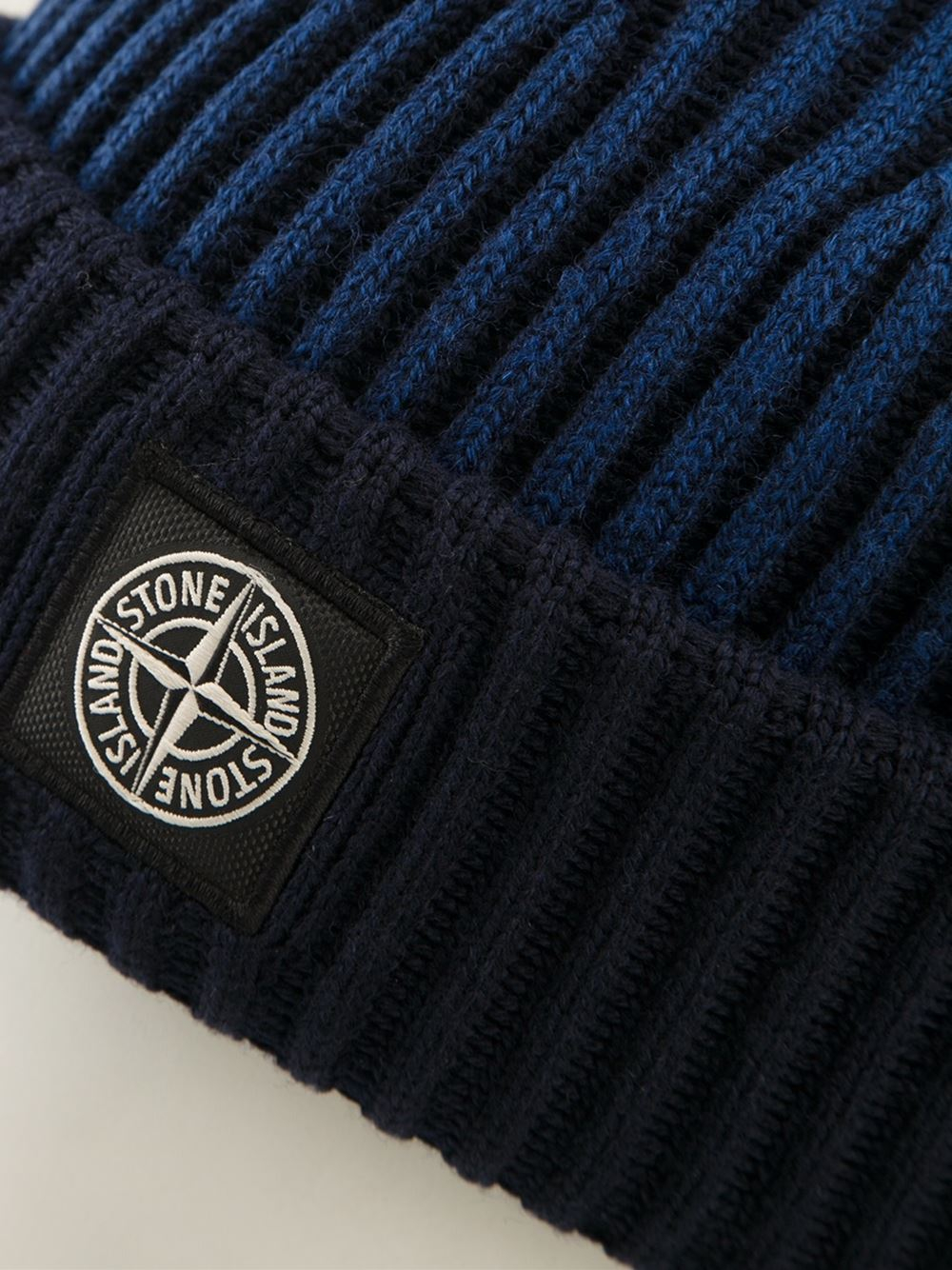 stone island two tone beanie