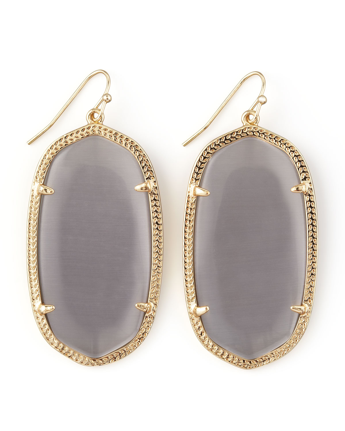 Kendra Scott Danielle Earrings in Purple (Iridescent Agate)