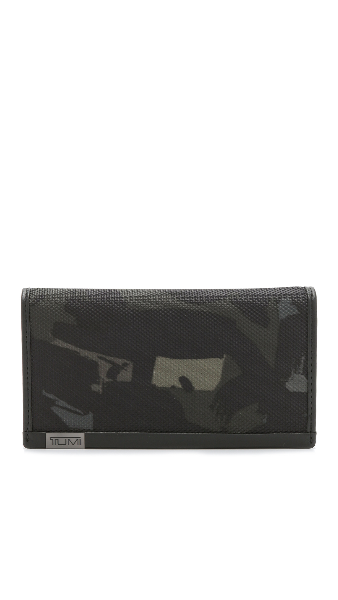 tumi green wallet