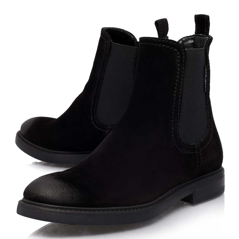 carvela black chelsea boots