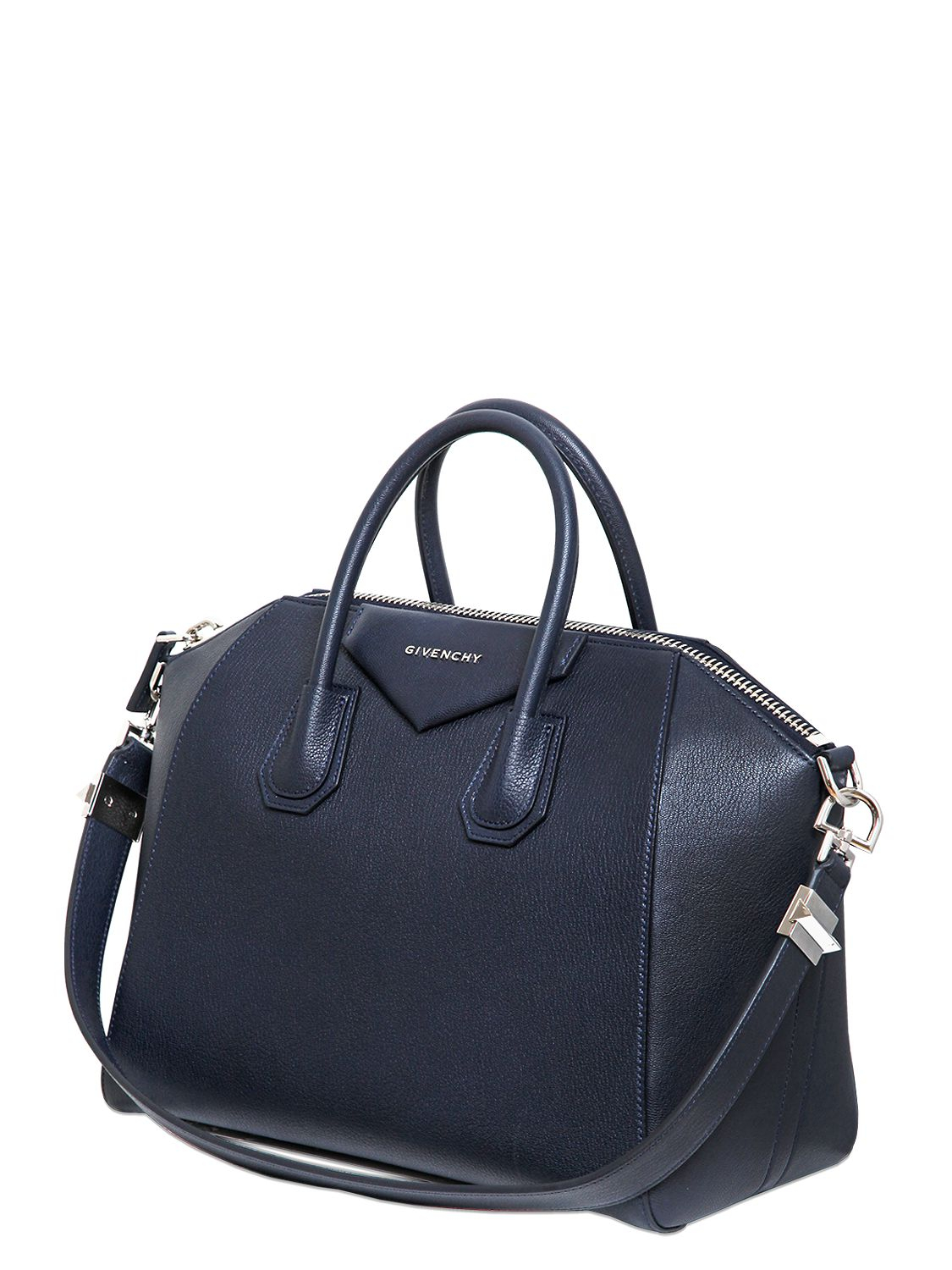 Lyst - Givenchy Medium Antigona Grained Leather Bag in Blue