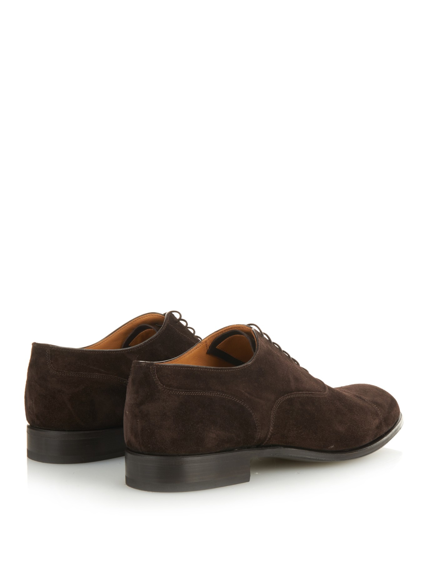 Brown suede lace up shoes Clearance
