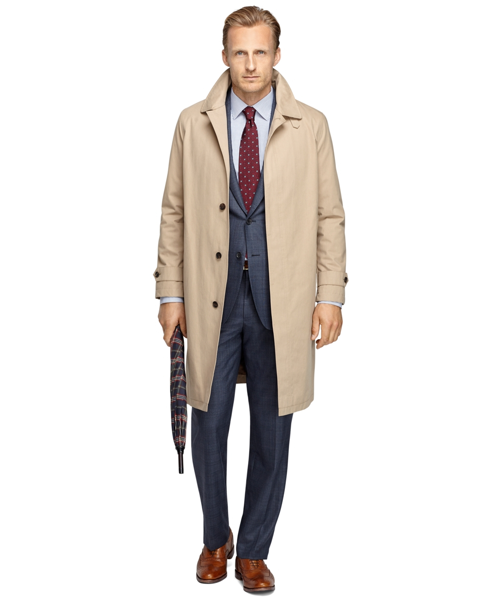 brooks brothers reversible trench coat