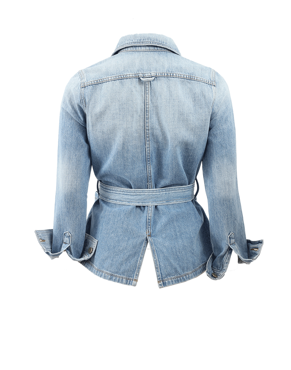Lyst Frame Le Patch Pocket Jacket in Blue
