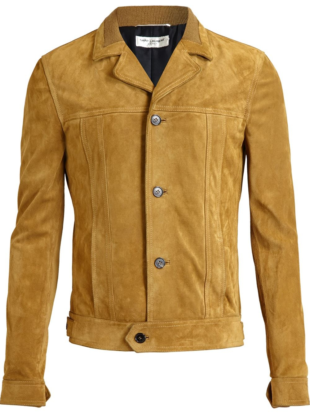 yellow suede jacket mens