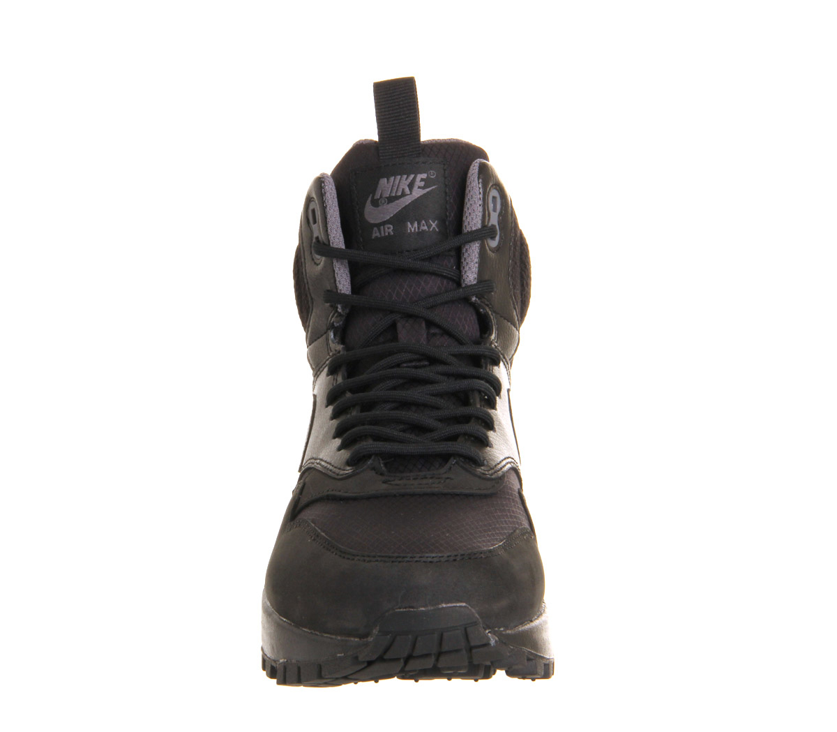 Nike Air Max 1 Mid Sneakerboots Wmns in Black | Lyst