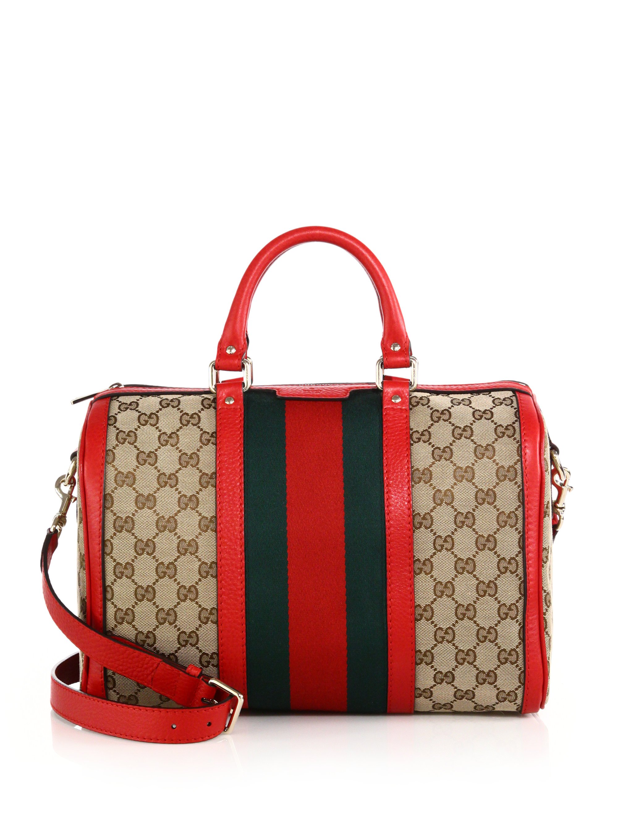 Vintage Red/Burgundy Authentic Gucci Bag 067