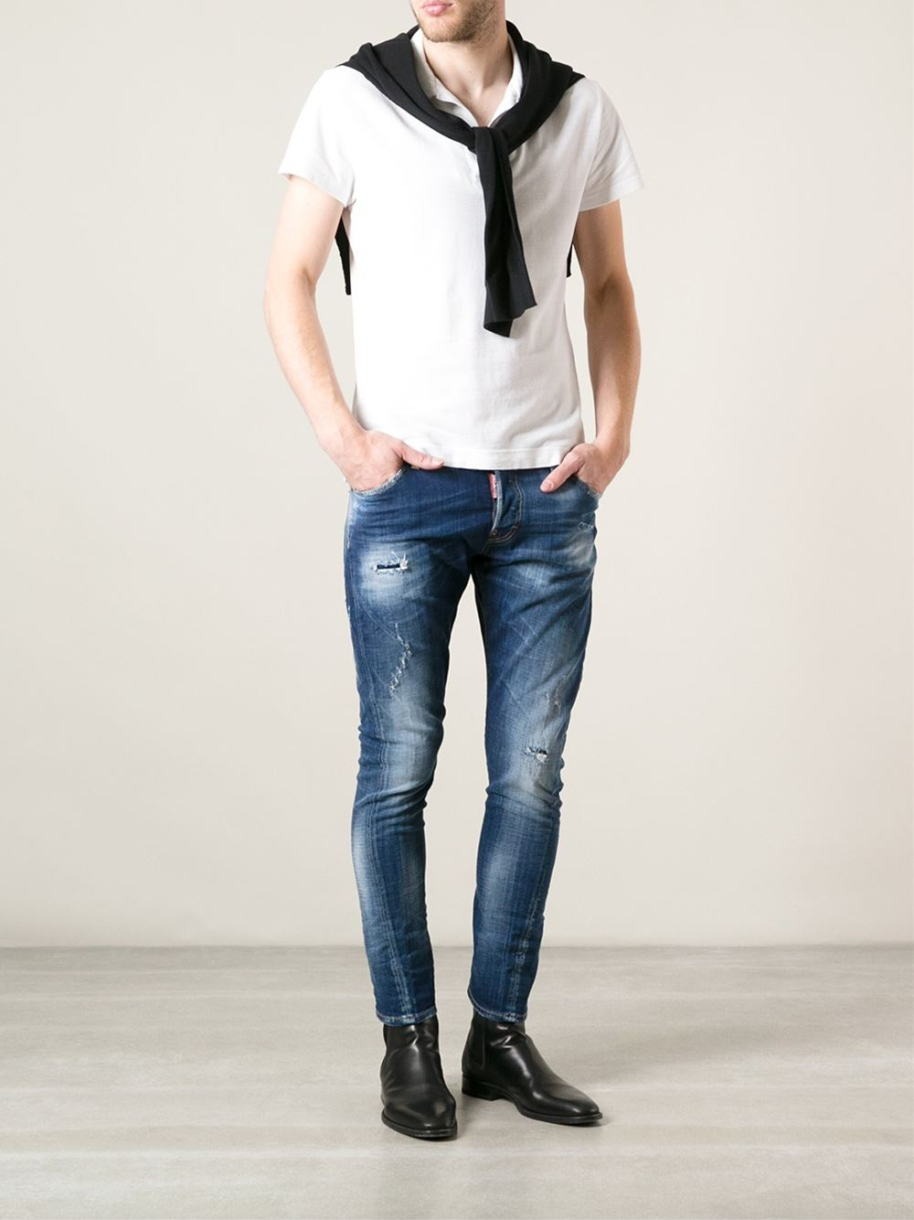 Dsquared Skinny Jeans Mens Luxembourg, SAVE 50% - raptorunderlayment.com