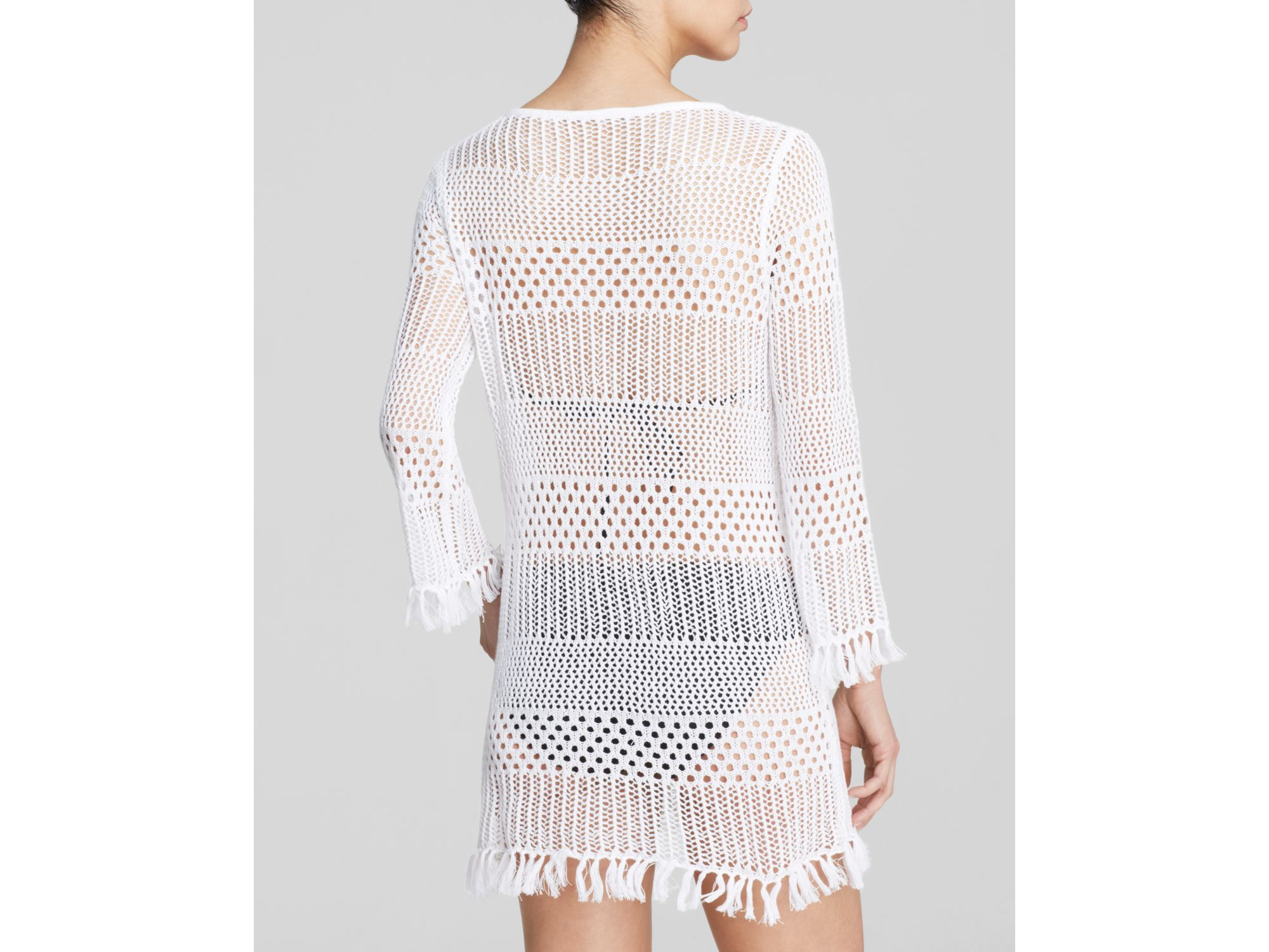 sweater swim cover up