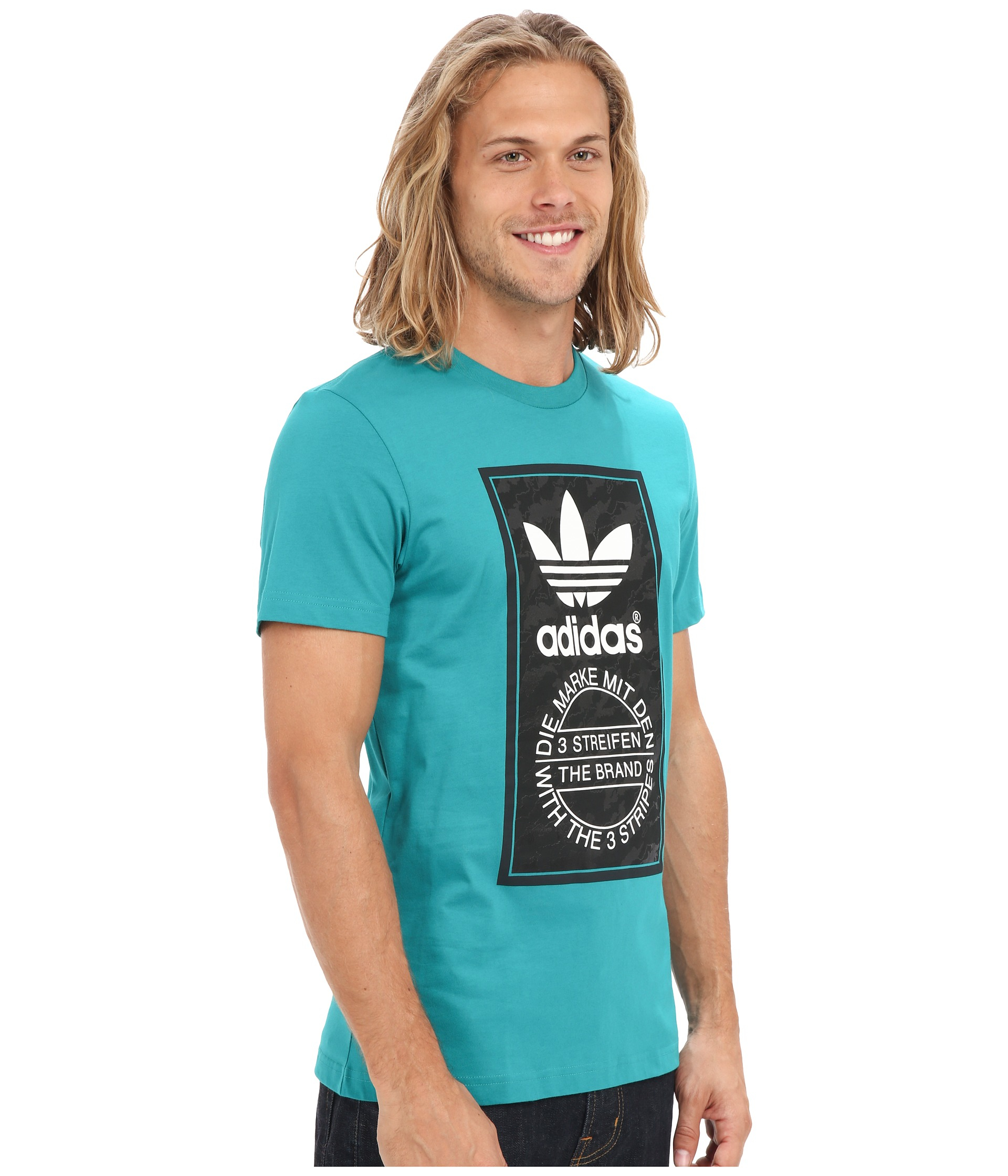 adidas tongue label tee