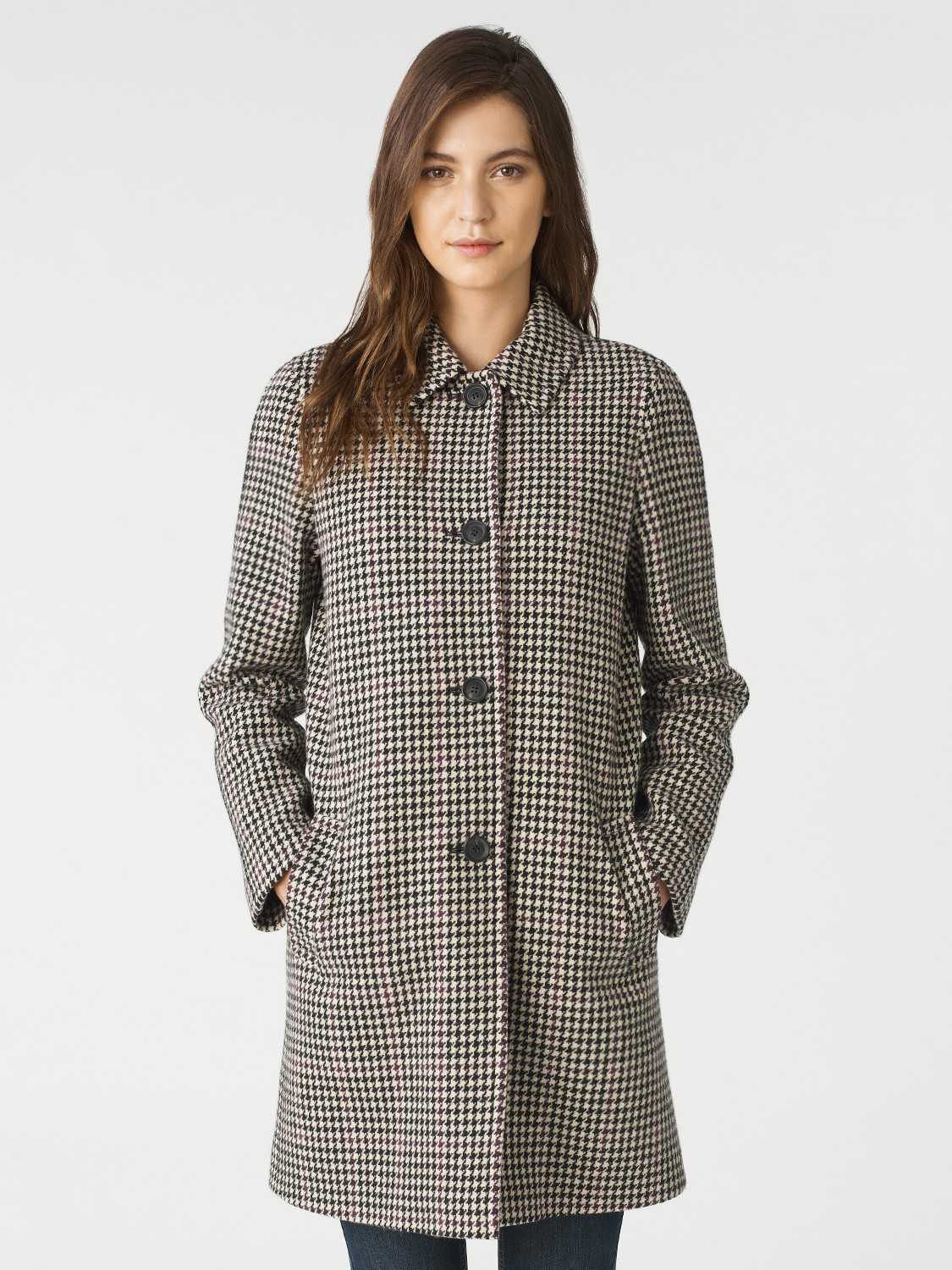 jigsaw dogtooth coat