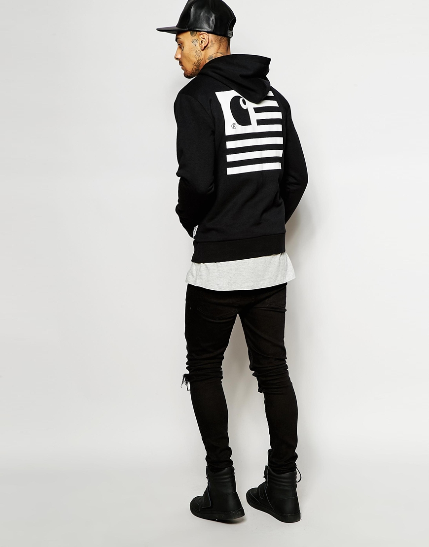 Carhartt hoodie back print