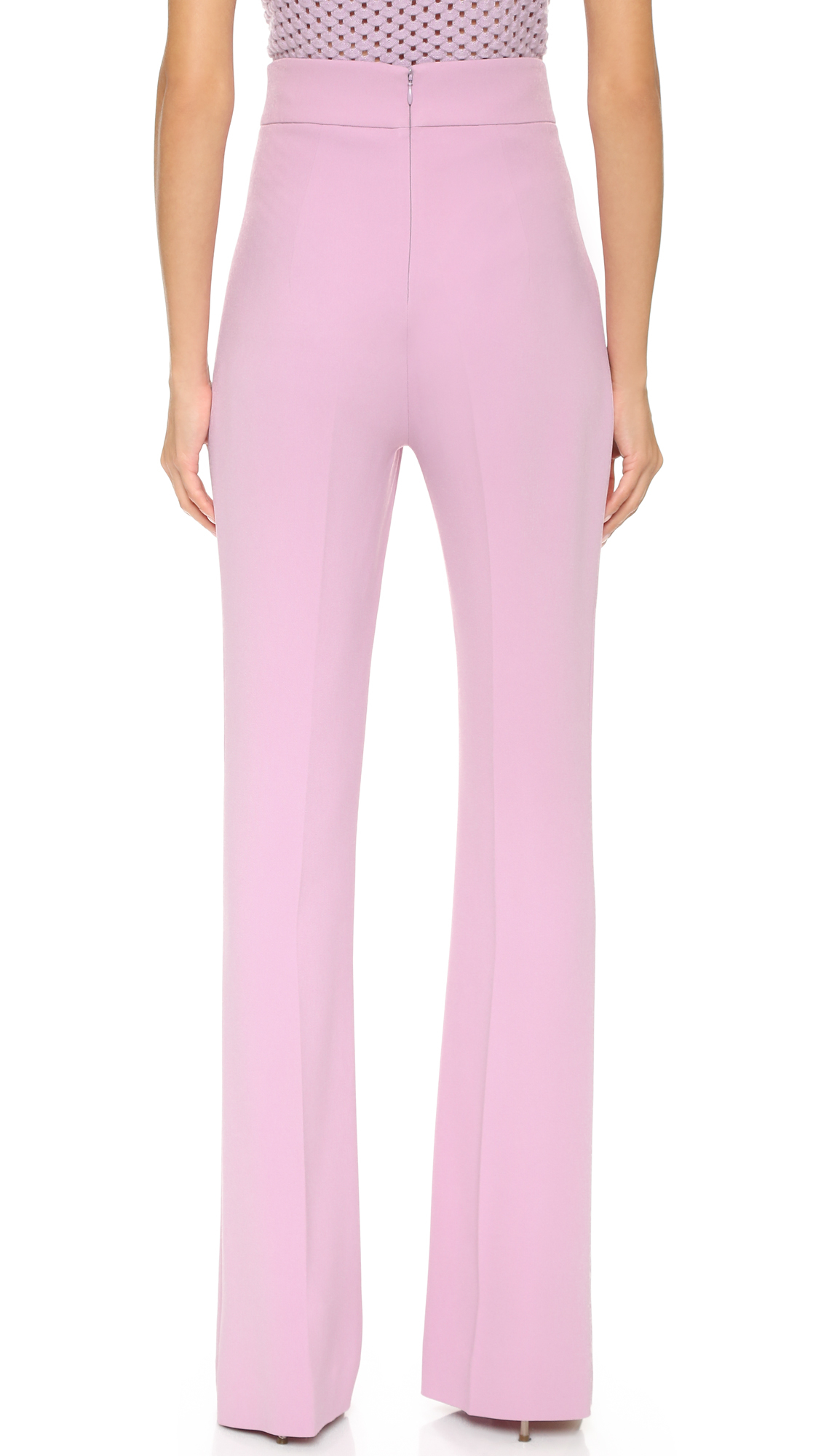 lilac high waisted pants