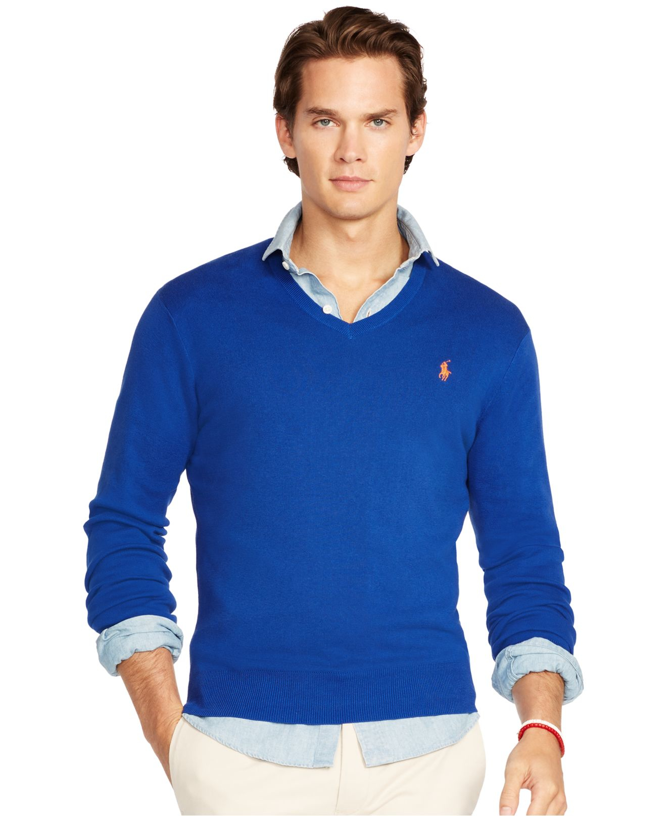 ralph lauren blue sweater