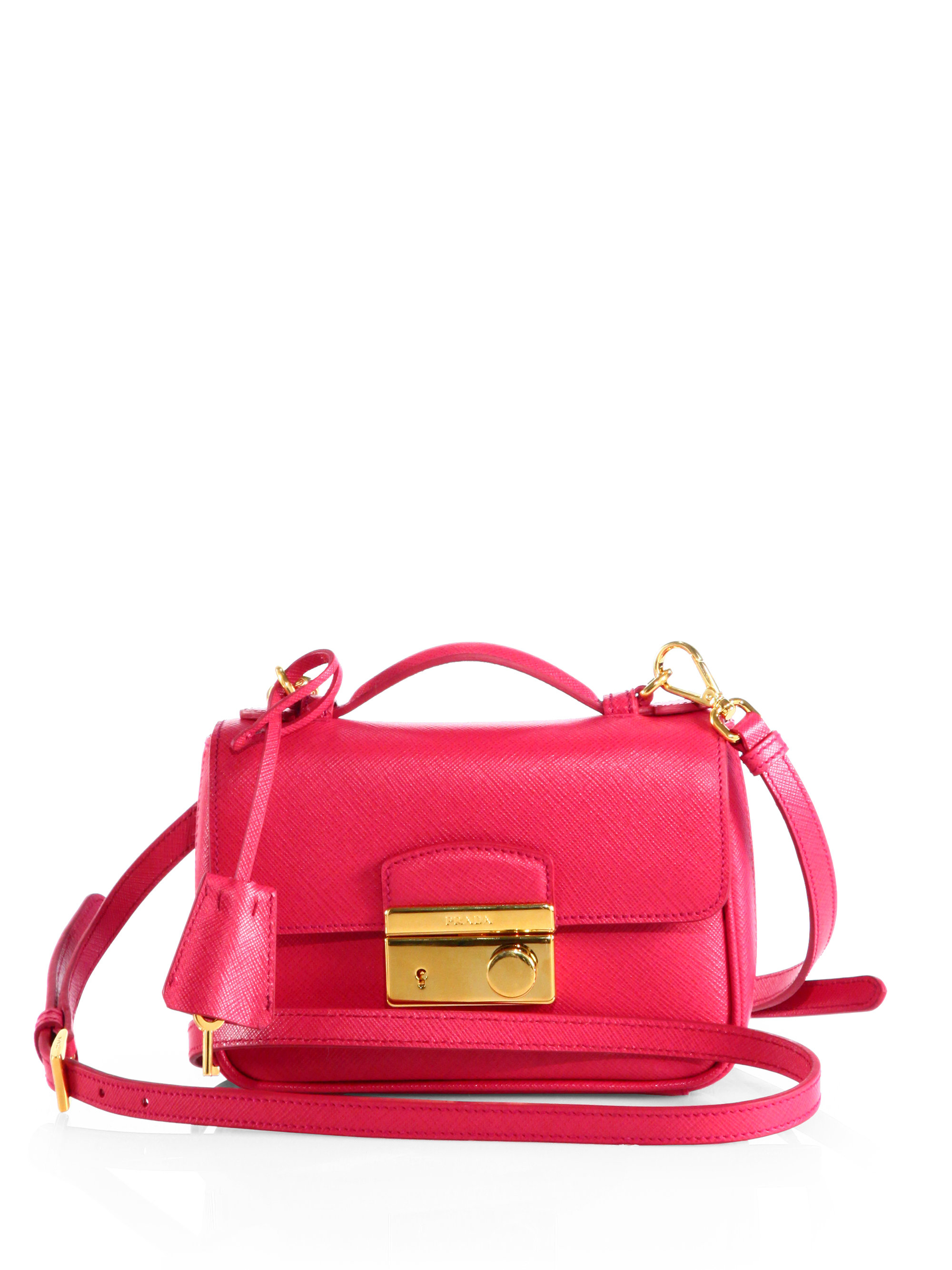 prada saffiano flap bag