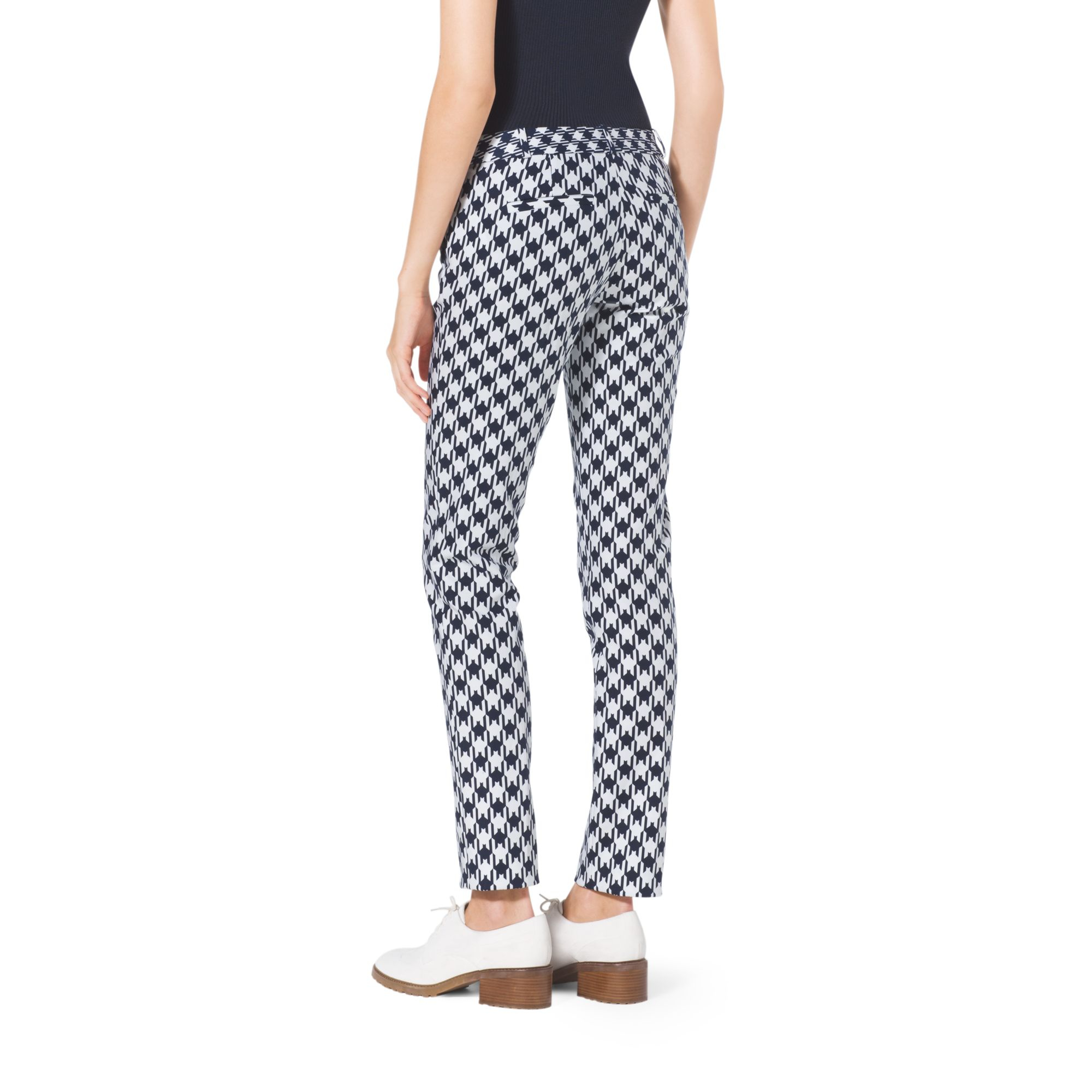 michael kors houndstooth pants