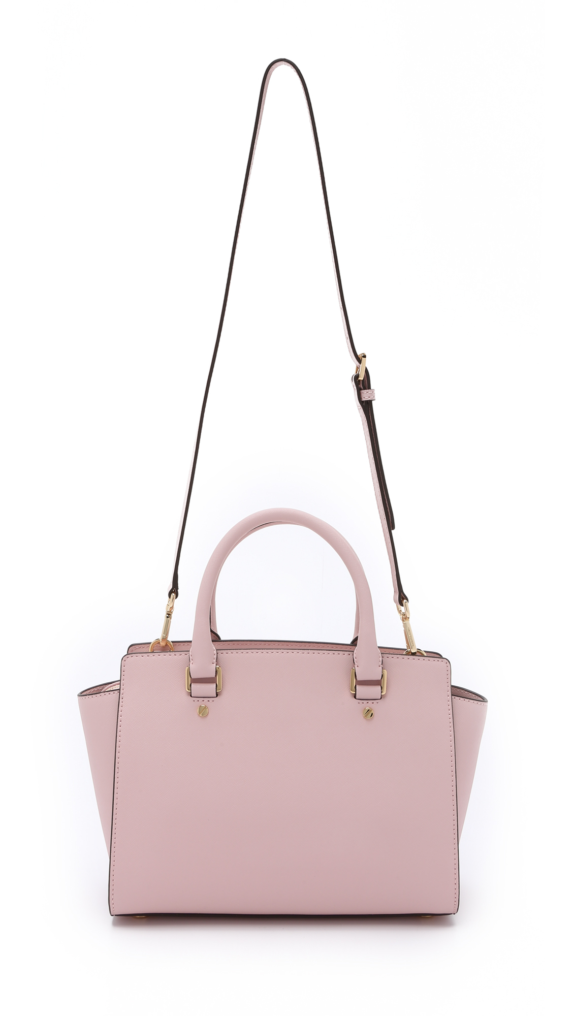 michael kors selma top zip satchel