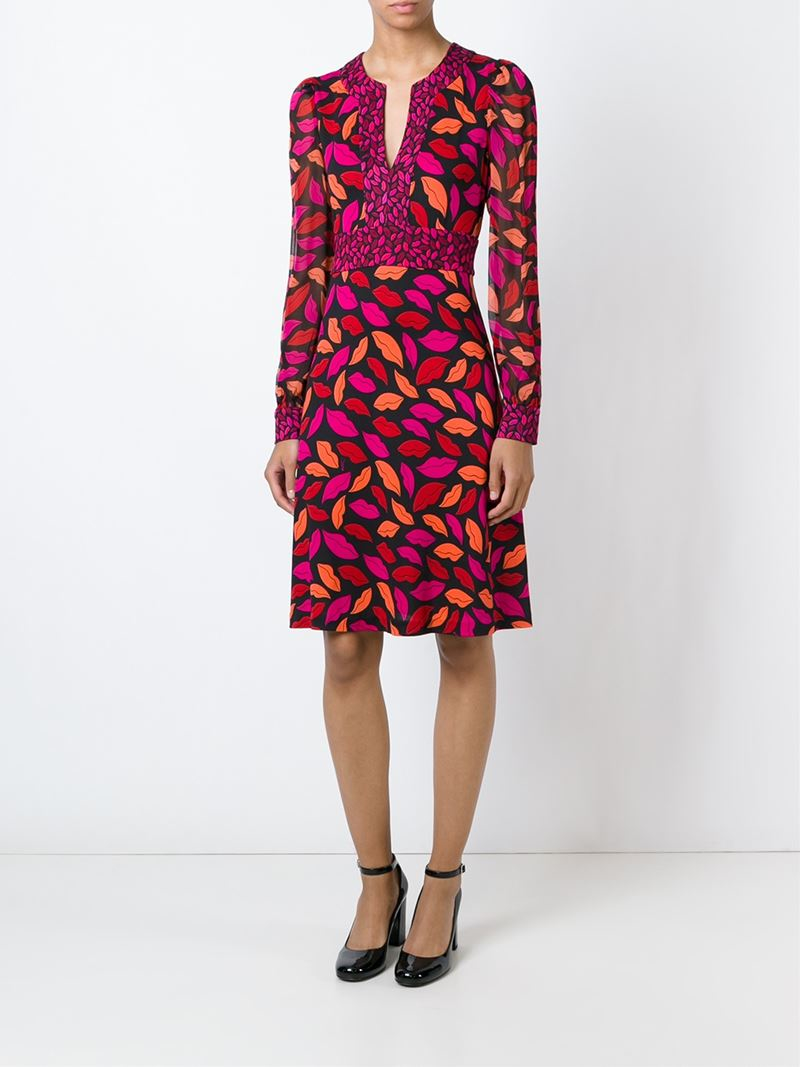 lipsy red wrap dress