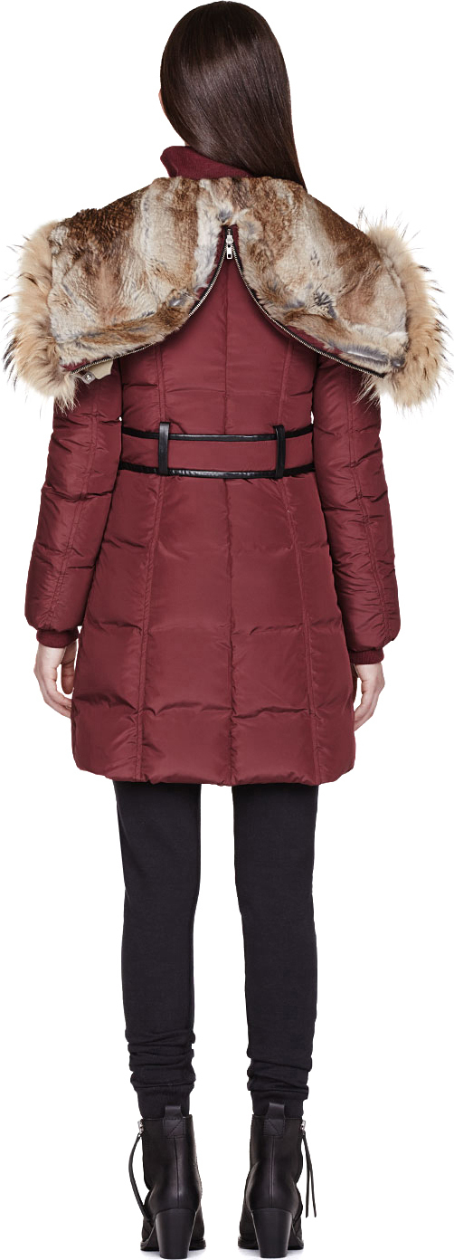 Mackage burgundy coat Clearance