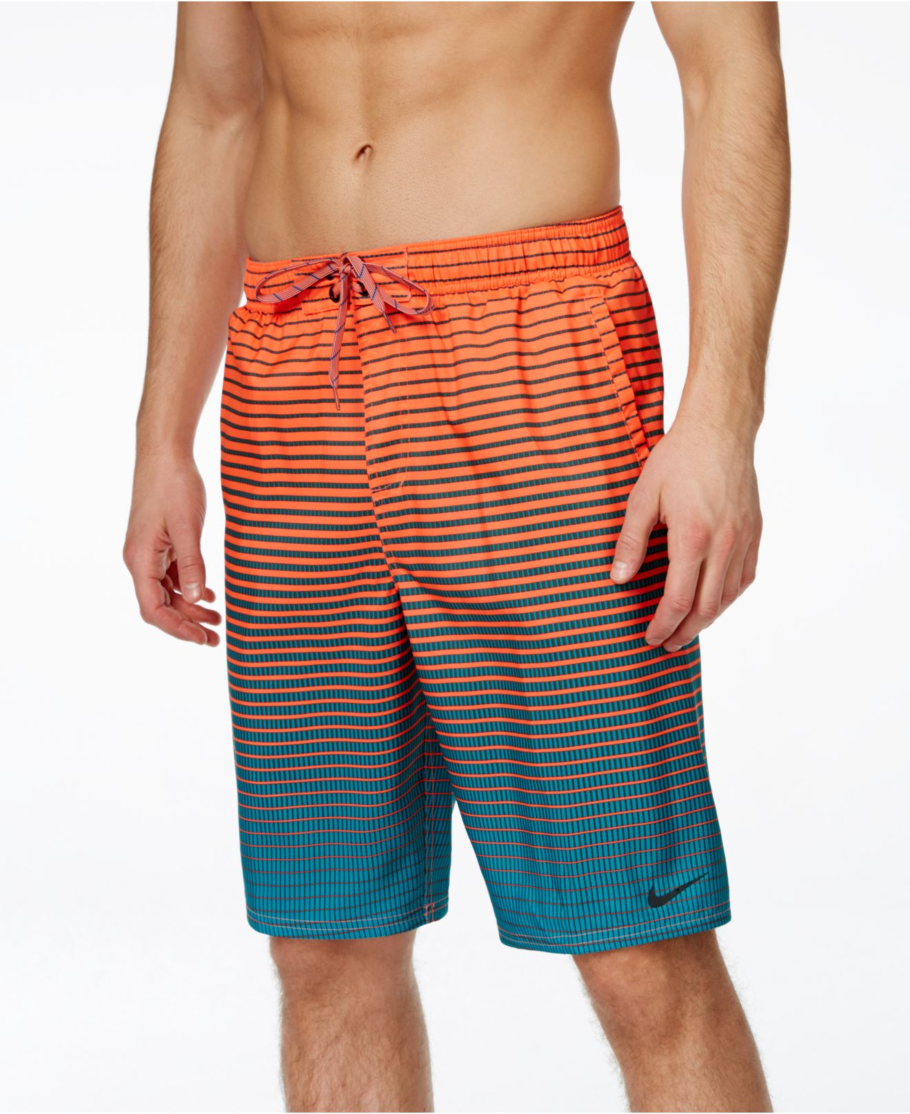 Nike Synthetic Performance Quick Dry Swim Trunks in Bright Crimson ...